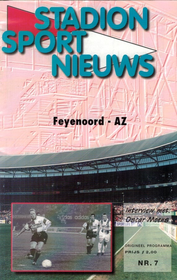 AZ Programma 23-okt-1996 Feyenoord uit